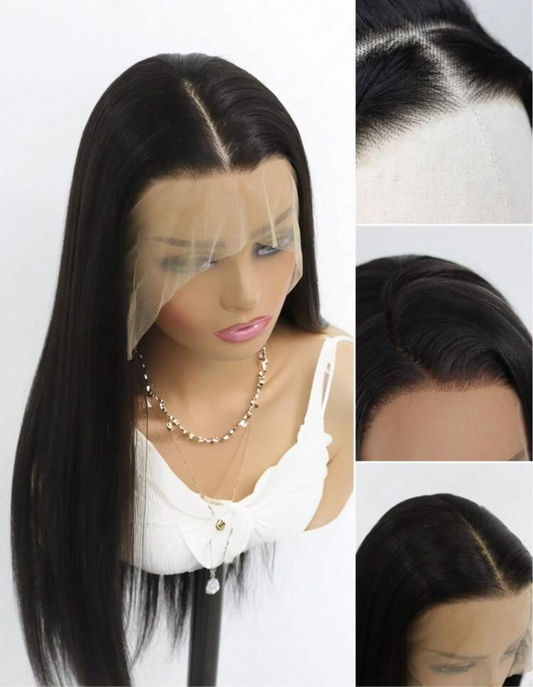 Straight human hair blend