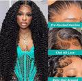 Water curly frontal Wig