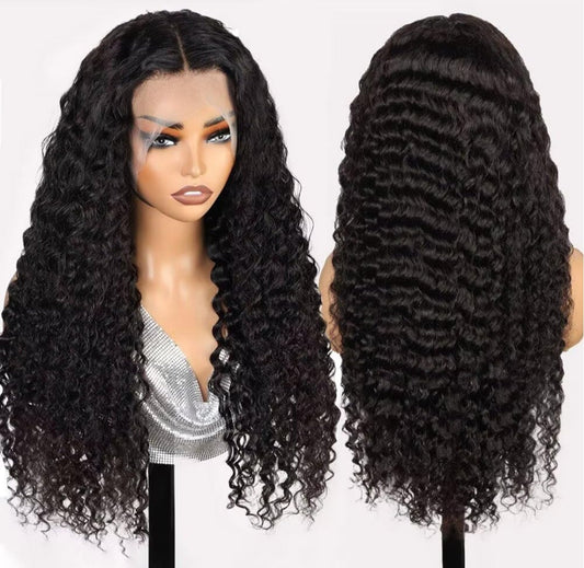 Water curly frontal Wig